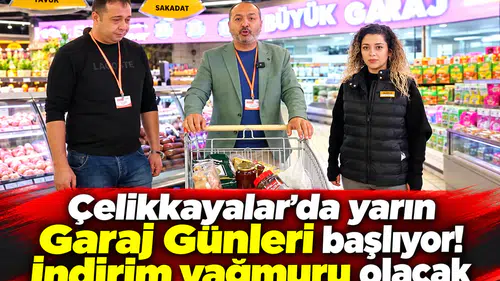 Çelikkayalar’da yarın Garaj Günleri başlıyor! İndirim yağmuru olacak