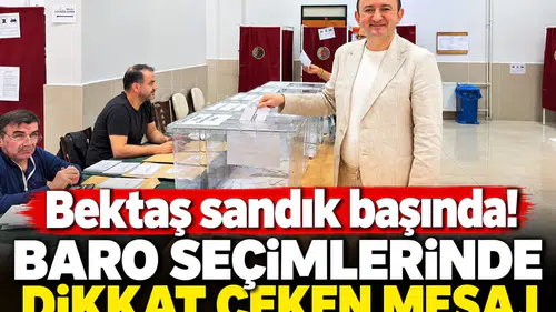 Konya Barosu seçimlerinde Vekil Bektaş’tan net mesaj