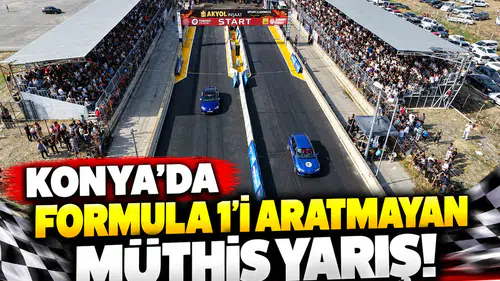 Konya’da Formula 1’i aratmayan müthiş yarış!