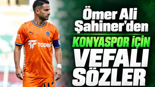 Ömer Ali Şahiner, Konyaspor'a vefasını yine gösterdi! Evde olmak çok güzel
