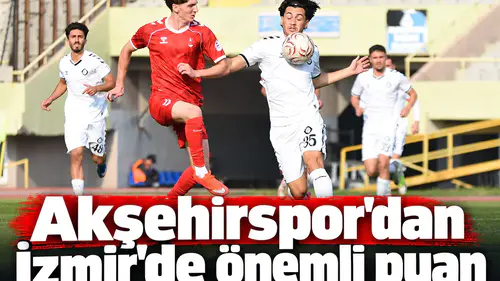 1922 Akşehirspor'dan izmir'de önemli puan!