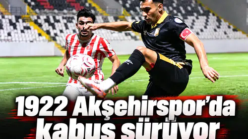 Akşehirspor’da kabus devam ediyor! 5. yenilgi geldi