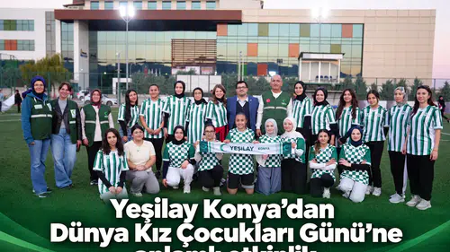 Yeşilay Konya’dan Dünya Kız Çocukları Günü’ne anlamlı etkinlik