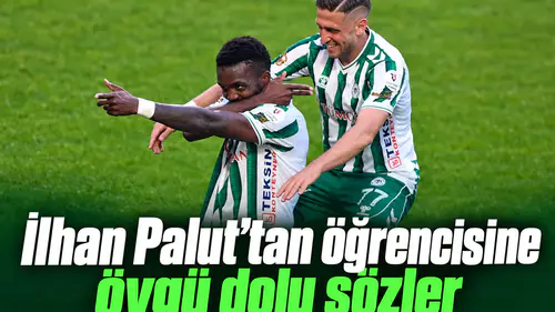 Konyaspor'da İlhan Palut'tan öğrencisine övgü dolu sözler