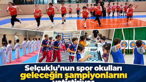 Selçuklu’nun spor okulları geleceğin şampiyonlarını yetiştiriyor