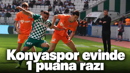 Konyaspor, evinde 1 puana razı
