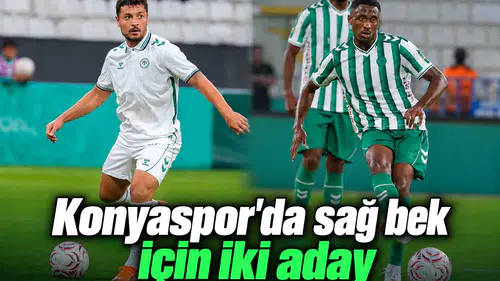 Konyaspor'da sağ bek için iki aday var