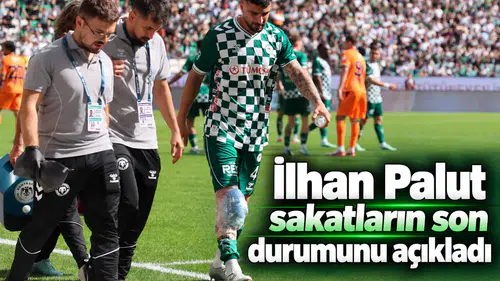 Konyaspor’da İlhan Palut, sakat oyuncuların durumunu açıkladı!