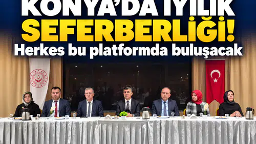 Konya’da iyilik seferberliği! Herkes bu platformda buluşacak
