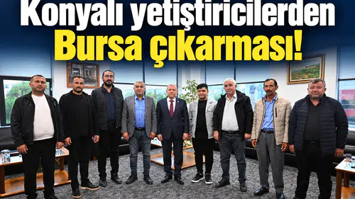 Konyalı yetiştiricilerden Bursa çıkarması!
