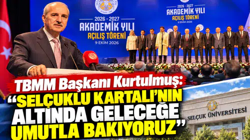 TBMM Başkanı Kurtulmuş: Selçuklu Kartalı’nın altında geleceğe umutla bakıyoruz