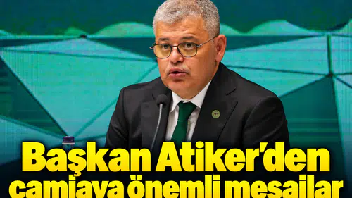 Konyaspor'da Başkan Atiker'den camiaya önemli mesajlar! Sorumluluğun farkındayız
