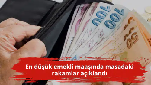 En düşük emekli maaşında masadaki rakamlar açıklandı