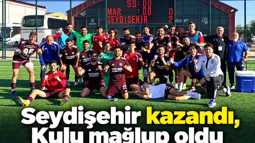 Seydişehir kazandı, Kulu mağlup oldu