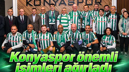 Konyaspor, önemli isimleri ağırladı