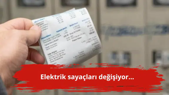 Elektrik sayaçları değişiyor...