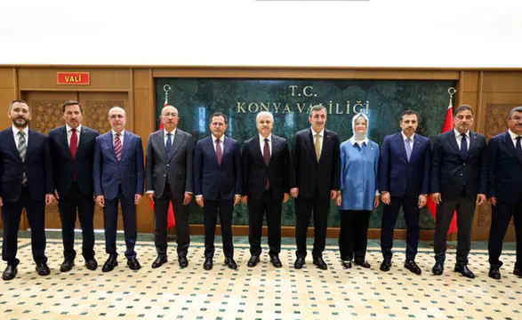 Cumhurbaşkanı Yardımcısı Yılmaz Konya’da! İlk durağı Valilik oldu