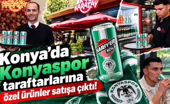 Konya’da Konyaspor taraftarlarına özel ürünler satışa çıktı!