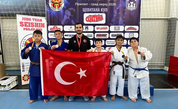 Selçuklu'dan Makedonya'da 5 madalya birden