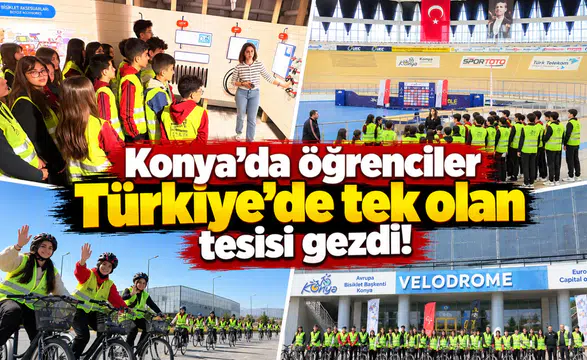 Konya’da öğrenciler Türkiye’de tek olan tesisi gezdi!