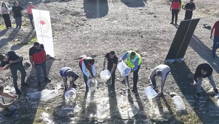 Konya’da 122 bin adet bırakıldı! Sularda hareketlilik yaşanıyor