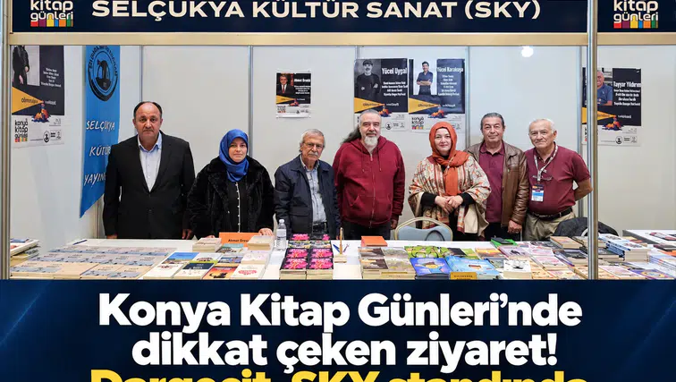 Konya Kitap Günleri’nde dikkat çeken ziyaret! Dargeçit, SKY standında