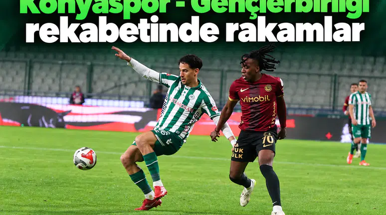 Konyaspor - Gençlerbirliği rekabetinden çarpıcı rakamlar