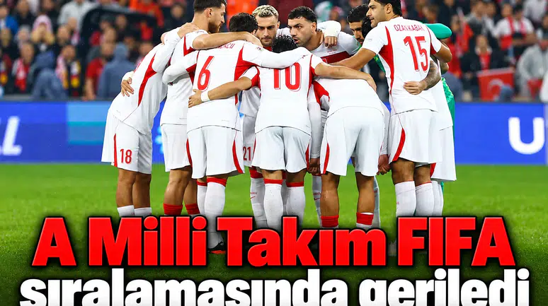 A Milli Takım, FIFA sıralamasında geriledi