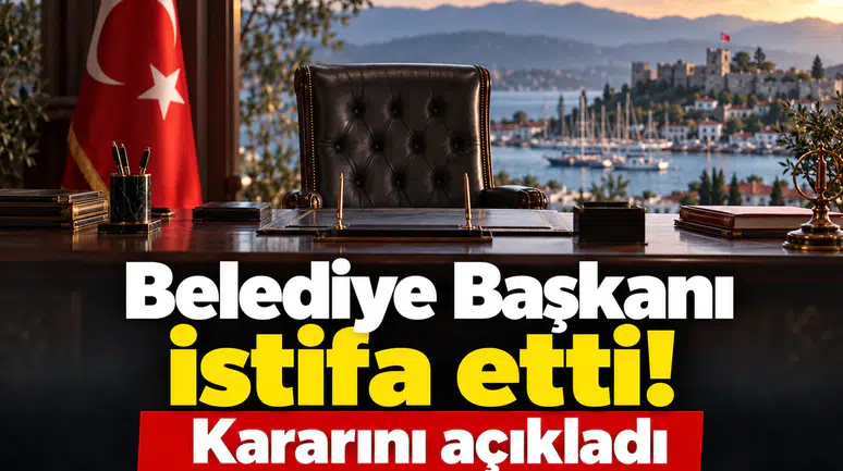 Belediye Başkanı istifa etti! Kararını açıkladı