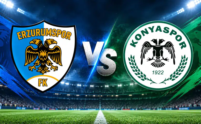 Erzurumspor - Konyaspor Canlı (1-0)