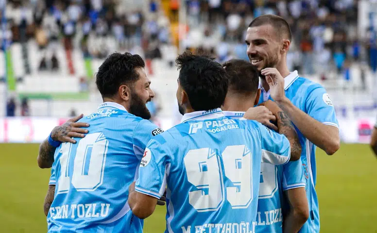 Erzurumspor'da Konyaspor galibiyetinin sevinci yaşanıyor