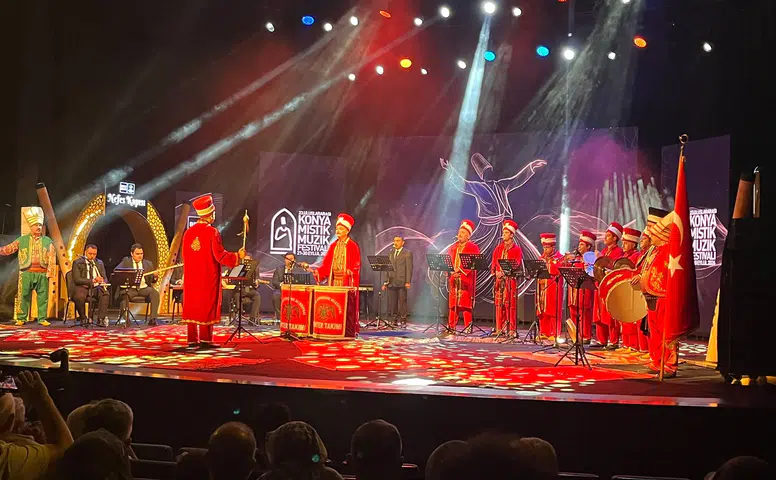 Konya'da Mistik Müzik Festivali'nde Mehter ezgileri yankılandı