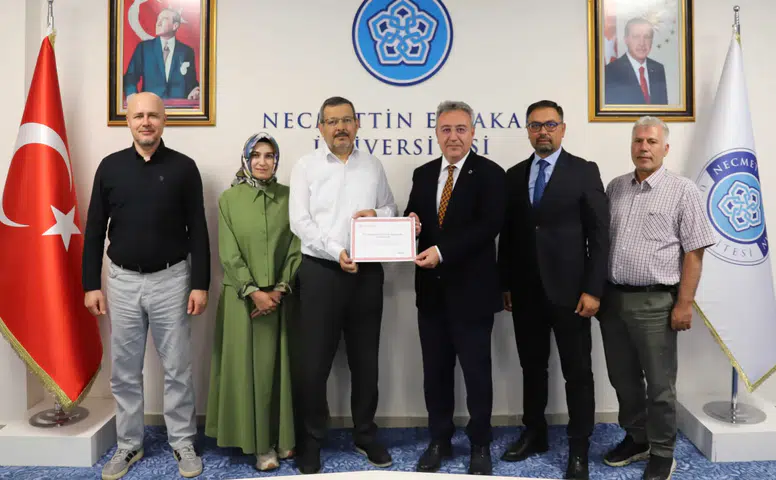 Konya’da bir ilk! NEÜ bu belgeyi alan ilk kamu kurumu oldu