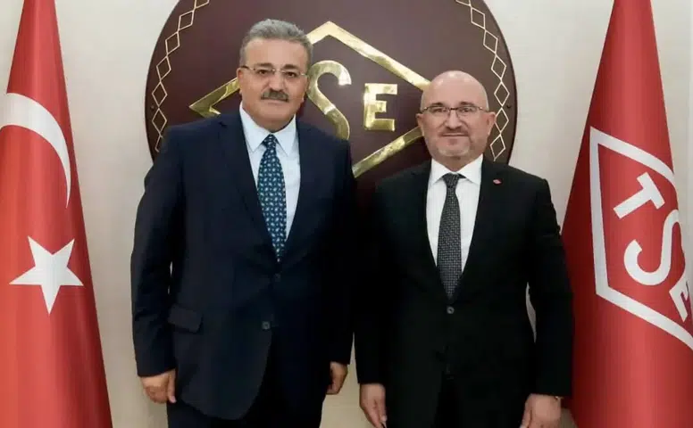 Konyalı Bakan Yardımcısı Özçelik, TSE Başkanı ile görüştü