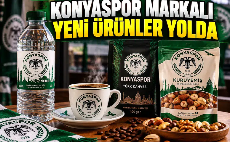 Başkan Atiker açıkladı! Konyaspor markalı yeni ürünler yolda