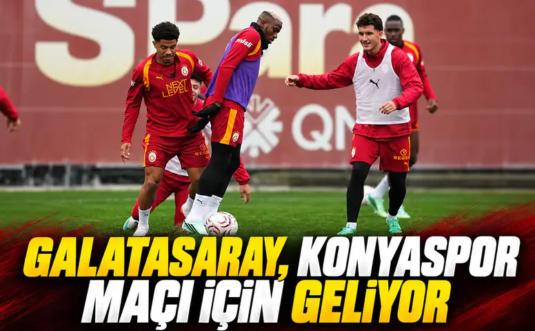 Galatasaray, Konyaspor maçı için yola çıkıyor