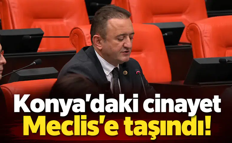 Konya’daki cinayet Meclis’e taşındı!