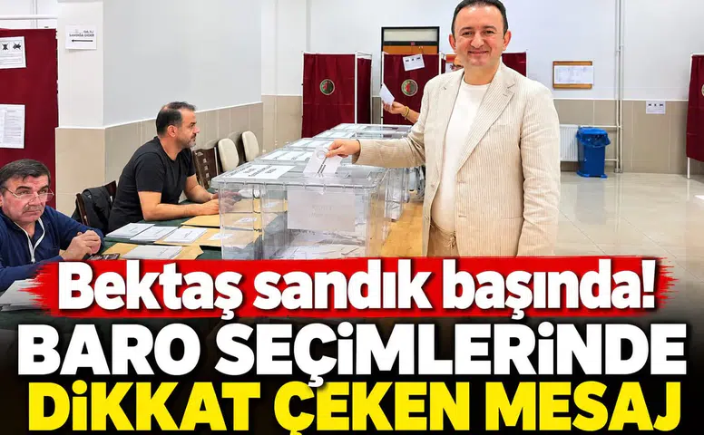 Konya Barosu seçimlerinde Vekil Bektaş’tan net mesaj