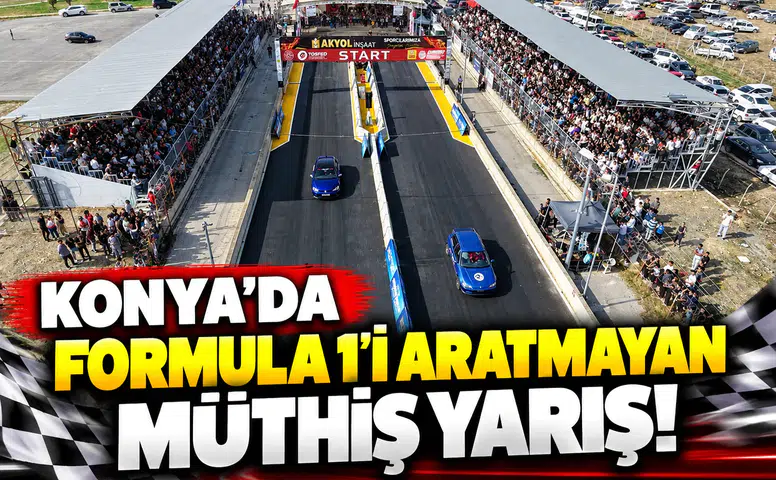 Konya’da Formula 1’i aratmayan müthiş yarış!