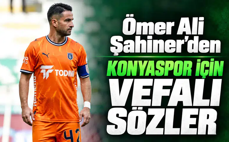 Ömer Ali Şahiner, Konyaspor'a vefasını yine gösterdi! Evde olmak çok güzel
