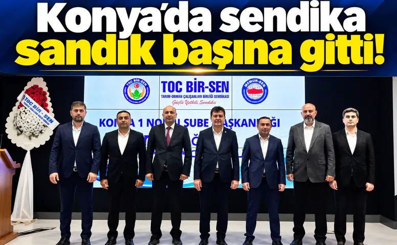 Konya’da sendika sandık başına gitti!