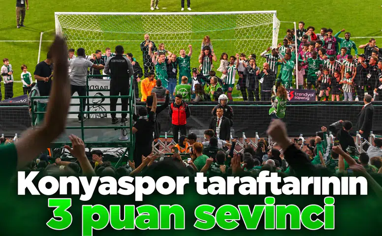 Konyaspor taraftarından müthiş destek