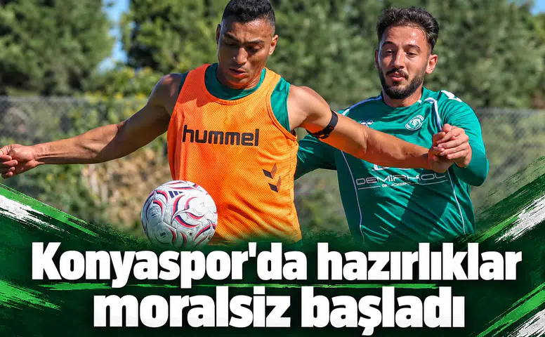 Konyaspor'da hazırlıklar moralsiz başladı