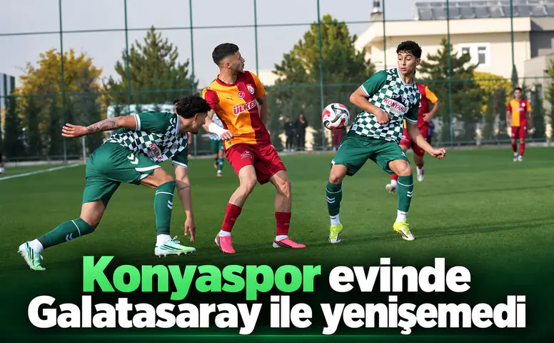 Konyaspor evinde Galatasaray ile berabere kaldı