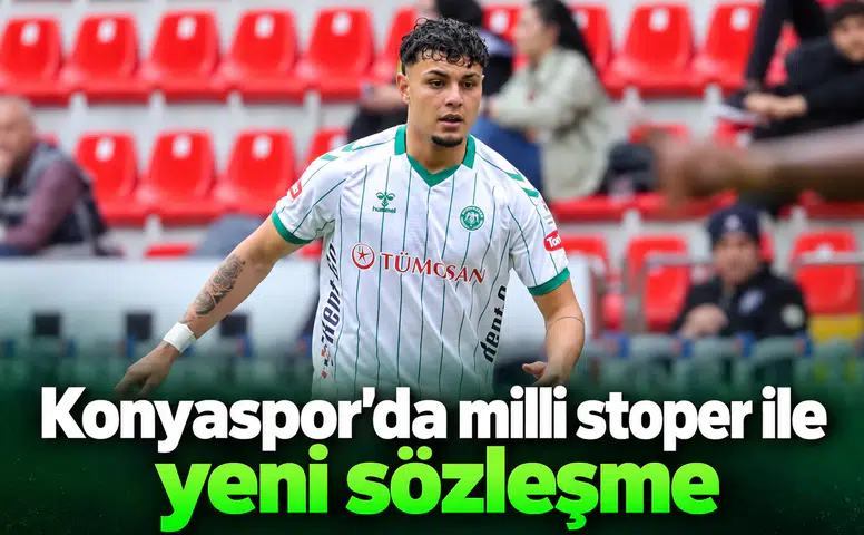 Konyaspor'da milli stoper ile yeni sözleşme