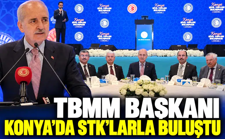 TBMM Başkanı Kurtulmuş Konya’da sivil toplum kuruluşlarıyla bir araya geldi