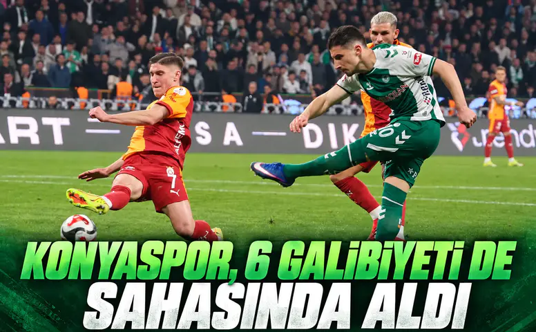Konyaspor - Galatasaray rekabetinde çarpıcı rakamlar