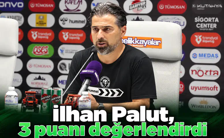 Konyaspor'da İlhan Palut'tan galibiyet yorumu! Çok ihtiyacımız vardı