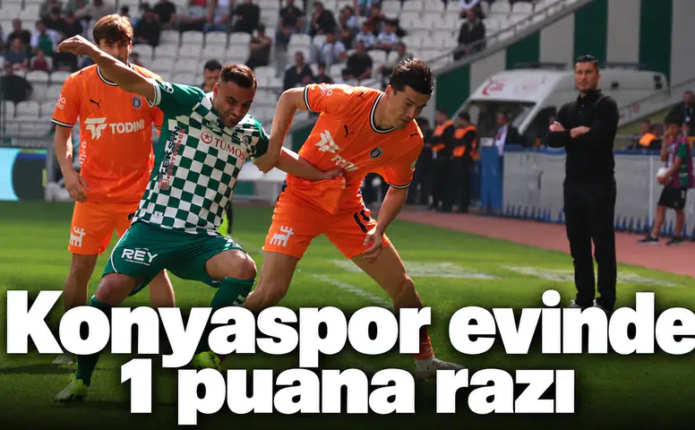 Konyaspor, evinde 1 puana razı