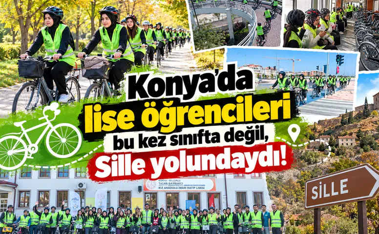 Konya’da lise öğrencileri bu kez sınıfta değil, Sille yolundaydı!